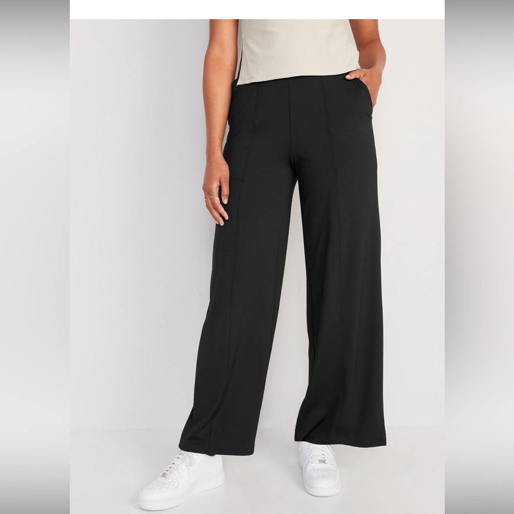 High-Waisted PowerSoft Wide-Leg Pants